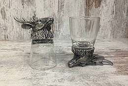 Набір чарок Олень на 2 персонм, 50мл