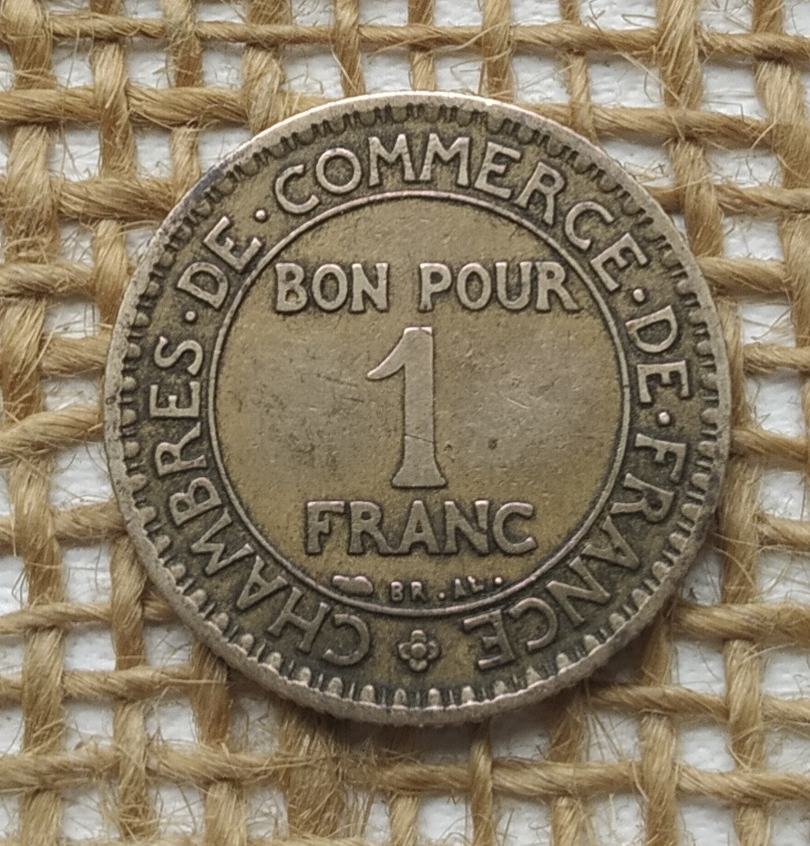 1 франк 1925 року францiя, фото 1