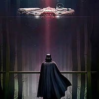 Картина для фанатів Star Wars Друк на полотні 120х60 з 3-х частин, фото 5