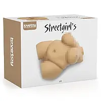 Мастурбатор торс з вагіною та грудьми Streetgirls №7, Телесный