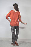 Піжама жіноча S-36 помаранчевий Relax Mode 20102, фото 4