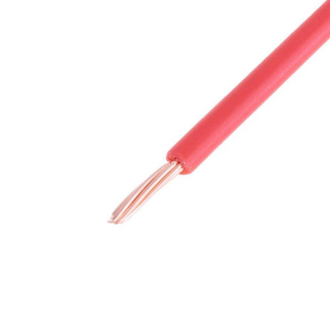 Дріт багатожильний 1.5mm2 (16AWG, 7xD0.52mm) червоний, 1 м, фото 1