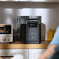 Компактна переносна зарядна електростанція EcoFlow DELTA 2 MAX (2048 Вт| год/2400 Вт) EU, Потужне джерело резервного живлення