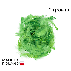 Набір: пір'я на бабл / Bubble 18 салатове, 12г