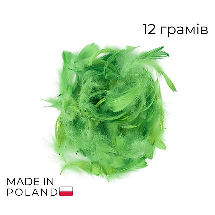 Набір: пір'я на бабл / Bubble 18 салатове, 12г, фото 1