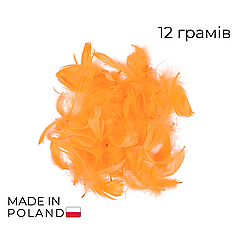 Набір: пір'я на бабл / Bubble 17 помаранчеве, 12г
