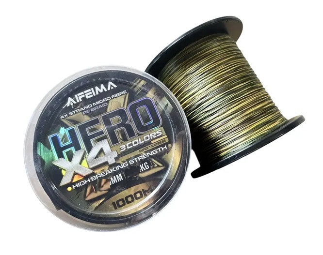 Шнур Feima Hero X4 мультиколор 1000м 16,7кг 0,20мм
