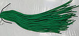Шнурки круглі поліестер 6мм зелений 1,25м, фото 2