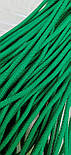Шнурки круглі поліестер 6мм зелений 1,25м, фото 3
