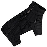 Зимовий комбінезон для такс і собак з подовженим корпусом, чорний