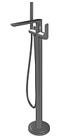 Змішувач для ванни KOHLMAN EXPERIENCE GRAPHITE підлоговий