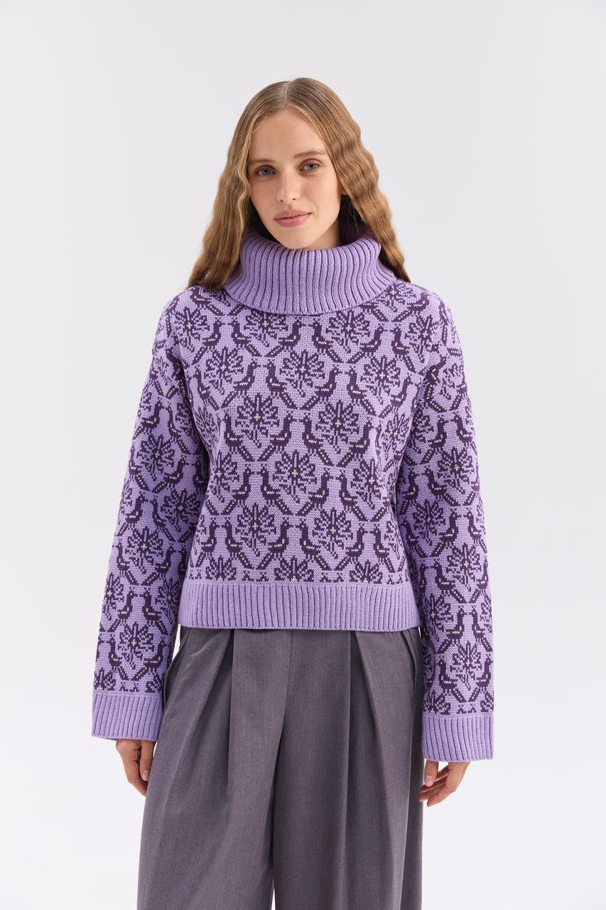 Светр "Мар'яна" (бузковий)