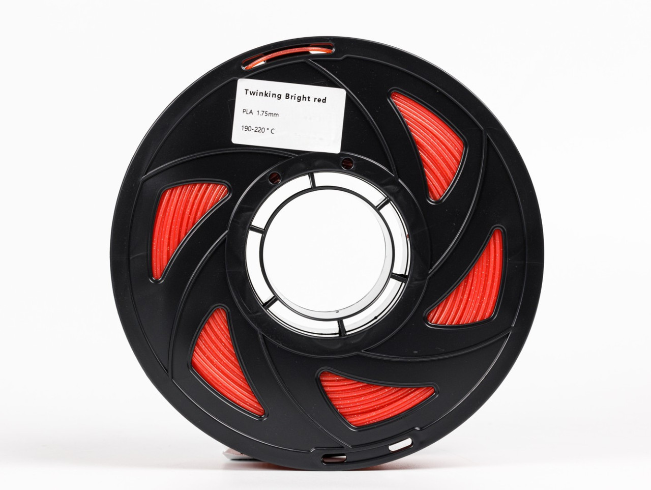 Пластик філамент для 3D-друку UA3D PLA PLUS Twinking BRIGHT RED 1.75мм, 1кг, Блискучий Червоний