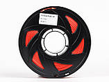 Пластик UA3D PLA+  Twinking BRIGHT RED, 1.75мм, 1кг, 330м, 190-220°C,  Блискучий Червоний філамент для 3Д-друку, фото 2