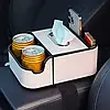 Автомобільний підлокітник-органайзер із двома підсклянниками, Автомобільний органайзер Чорний, фото 6
