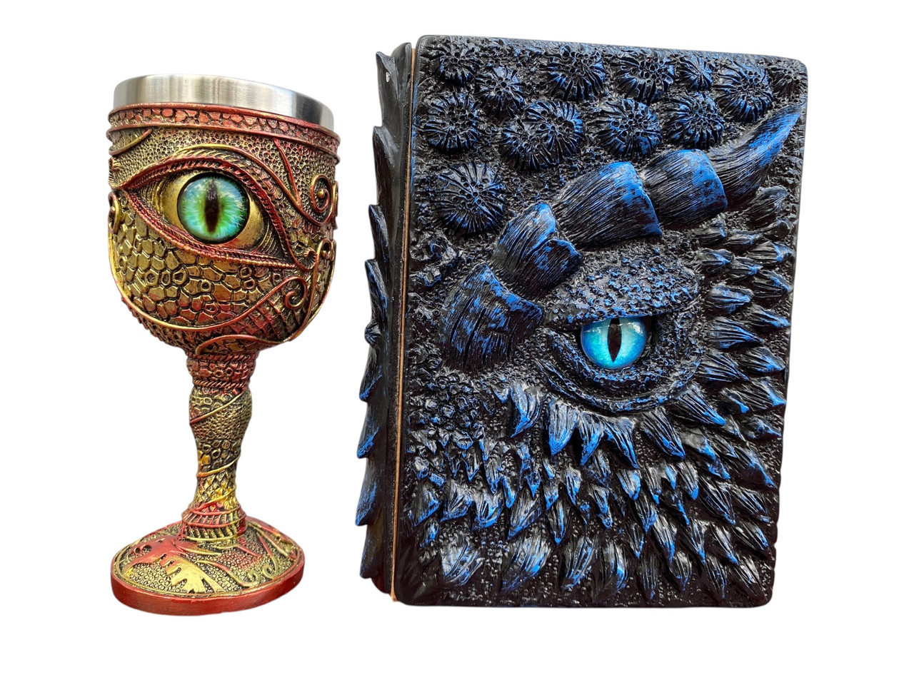 Подарунковий набір Келих 3D Око Зелений і Блокнот 3D «Книга тіней і Глубін», фото 1