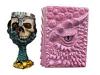 Подарунковий набір Келих 3D Лапа Дракона та Блокнот 3D «Дракон Єдинорога»