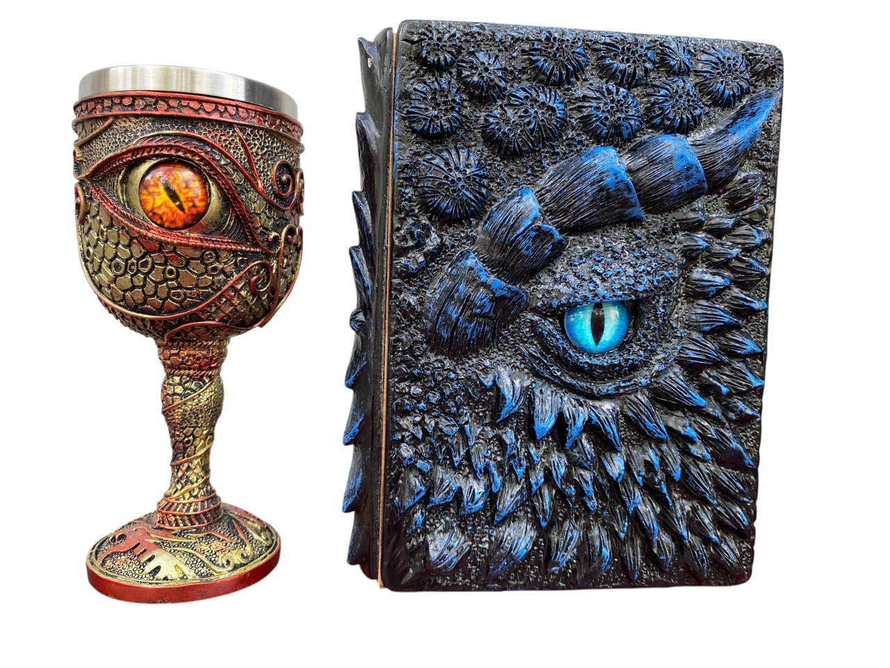 Подарунковий набір Келих 3D Око Orange і Блокнот 3D «Книга тіней і Глубін», фото 1