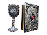 Подарунковий набір Келих 3D Гра Престолів і Блокнот 3D «Лісовий Гримуар Лиси», фото 2