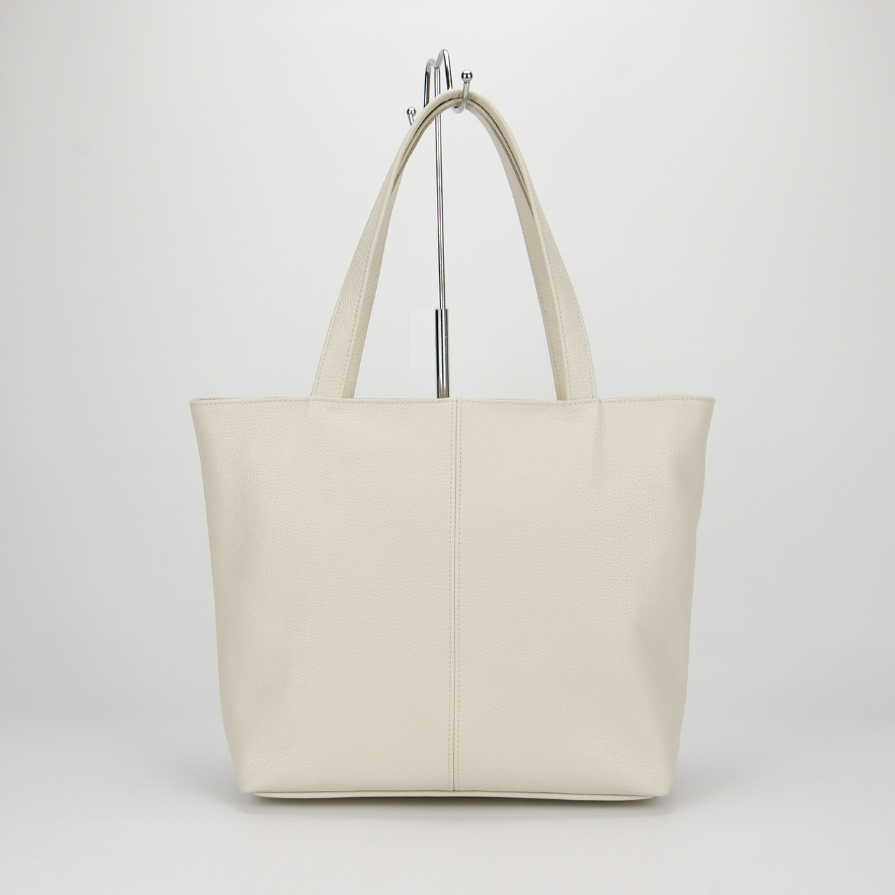 Сумка шопер із натуральної шкіри 07 BagTur 01070108 Колір Бежевий, фото 1