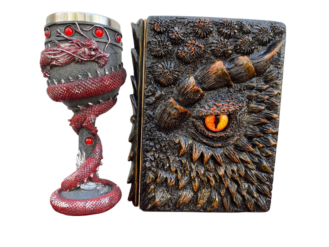 Подарунковий набір Келих 3D Танард Red і Блокнот 3D «Жар Серця Дракона», фото 1