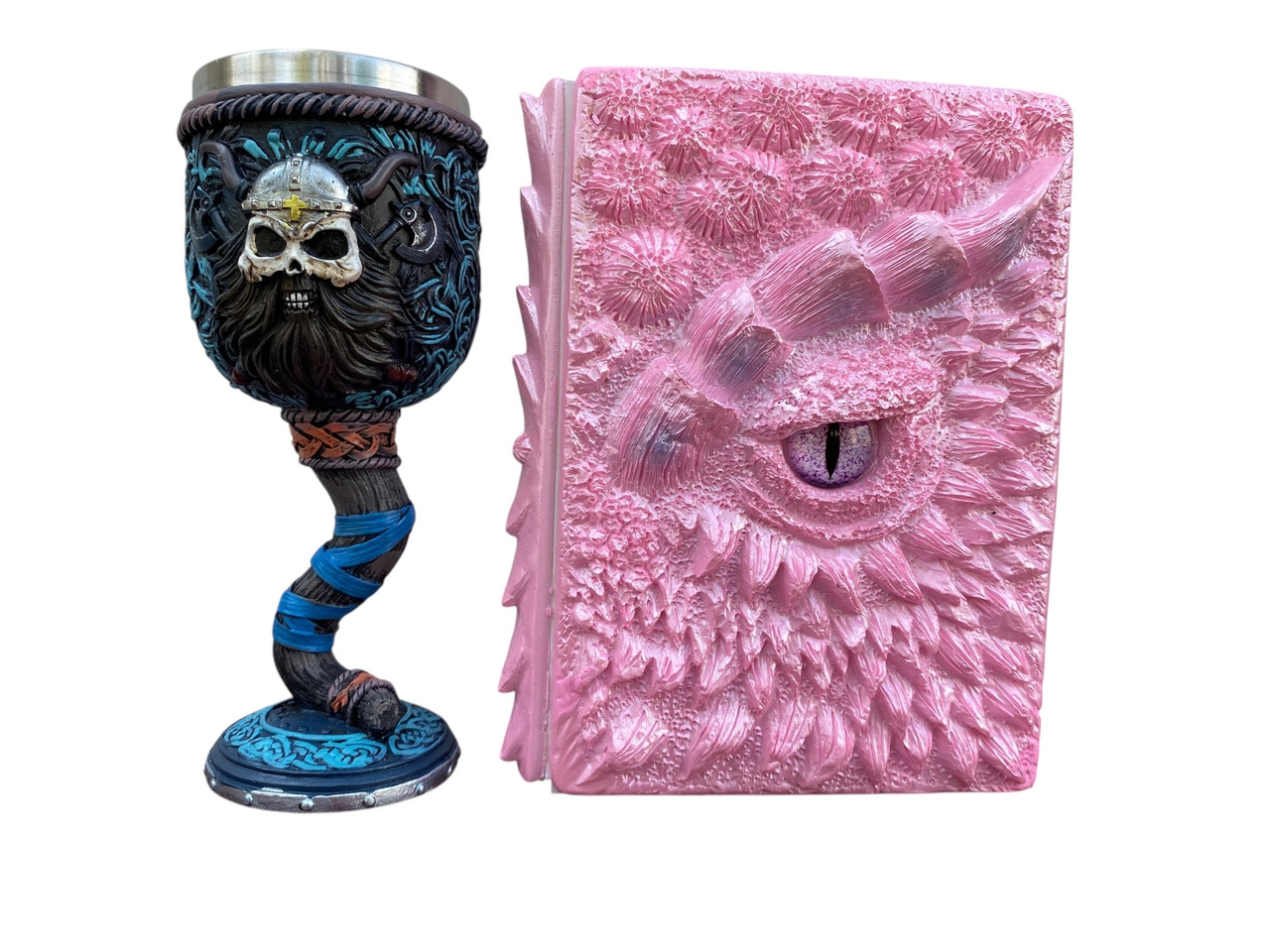 Подарунковий набір Келих 3D Молот Тора Вікінг і Блокнот 3D «Дракон Єдинорога», фото 1