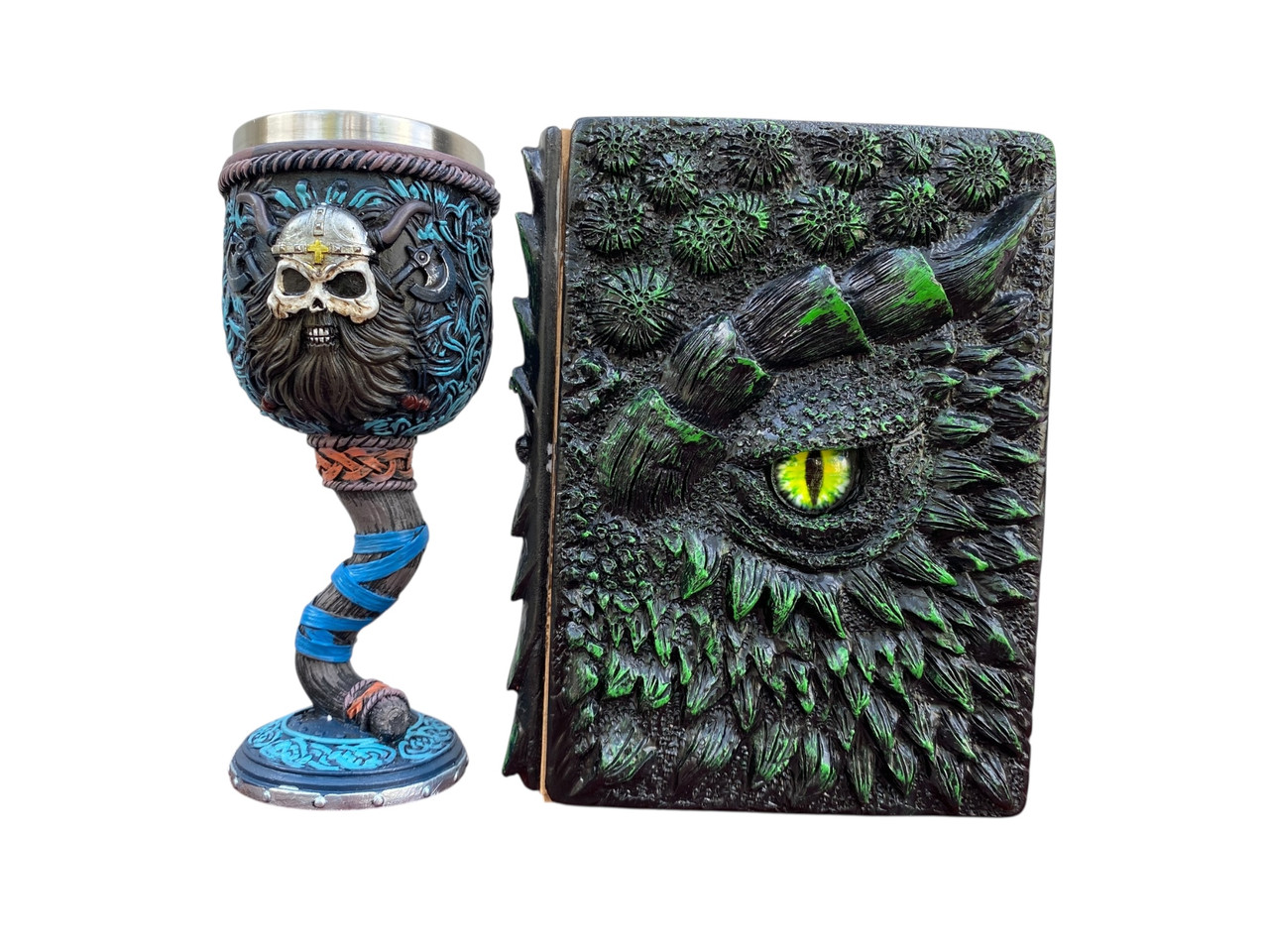 Подарунковий набір Келих 3D Молот Тора Вікінг і Блокнот 3D «Око Лісового Дракона», фото 1