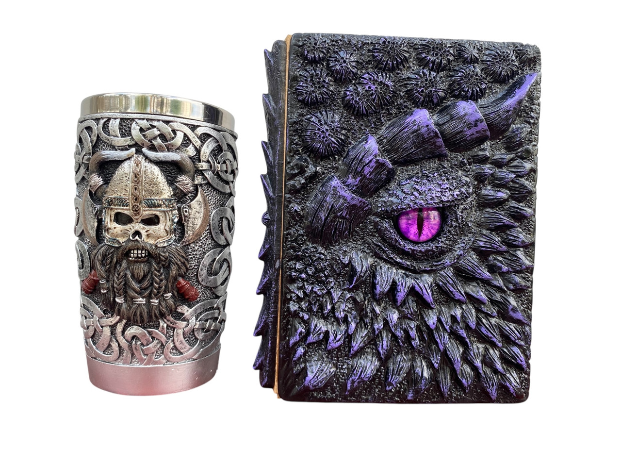 Подарунковий набір Стакан 3D Вікінг Лицар і Блокнот 3D «Око Ілюзій», фото 1