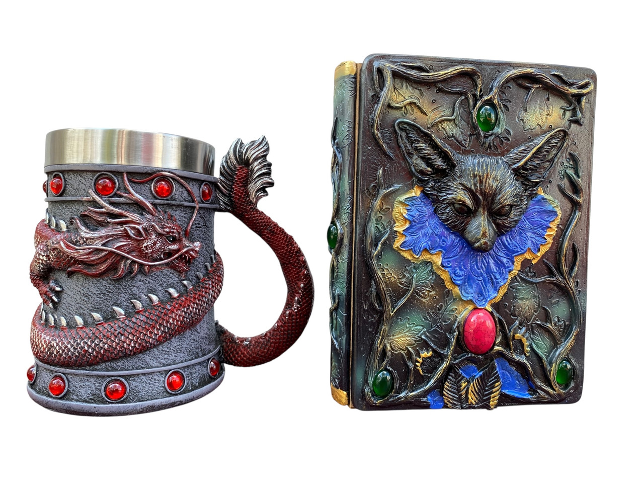 Подарунковий набір Кухоль 3D Танард Red Rose та Блокнот 3D «Лісовий Грімуар Лиси», фото 1