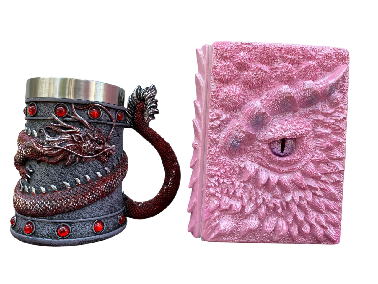 Подарунковий набір Кухоль 3D Танард Red Rose та Блокнот 3D «Дракон Єдинорога», фото 1