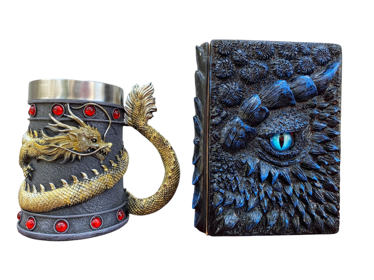 Подарунковий набір Кухоль 3D Танард Gold Rose та Блокнот 3D «Книга тіней і Глубін», фото 1