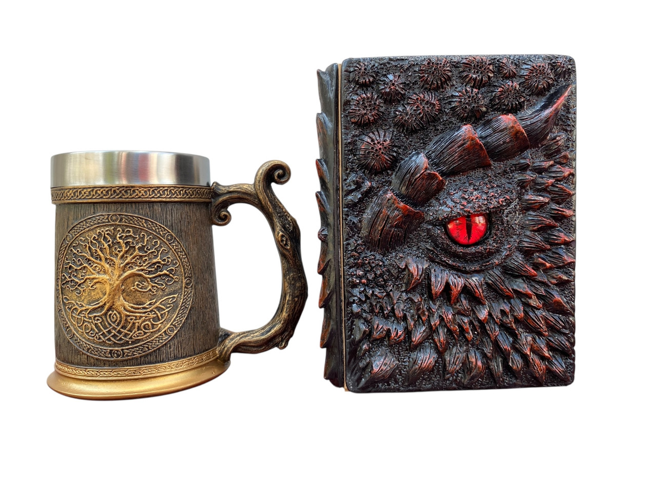 Подарунковий набір Кухоль 3D Друїд Ігграсиль і Блокнот 3D «Око Пламінного Дракона», фото 1