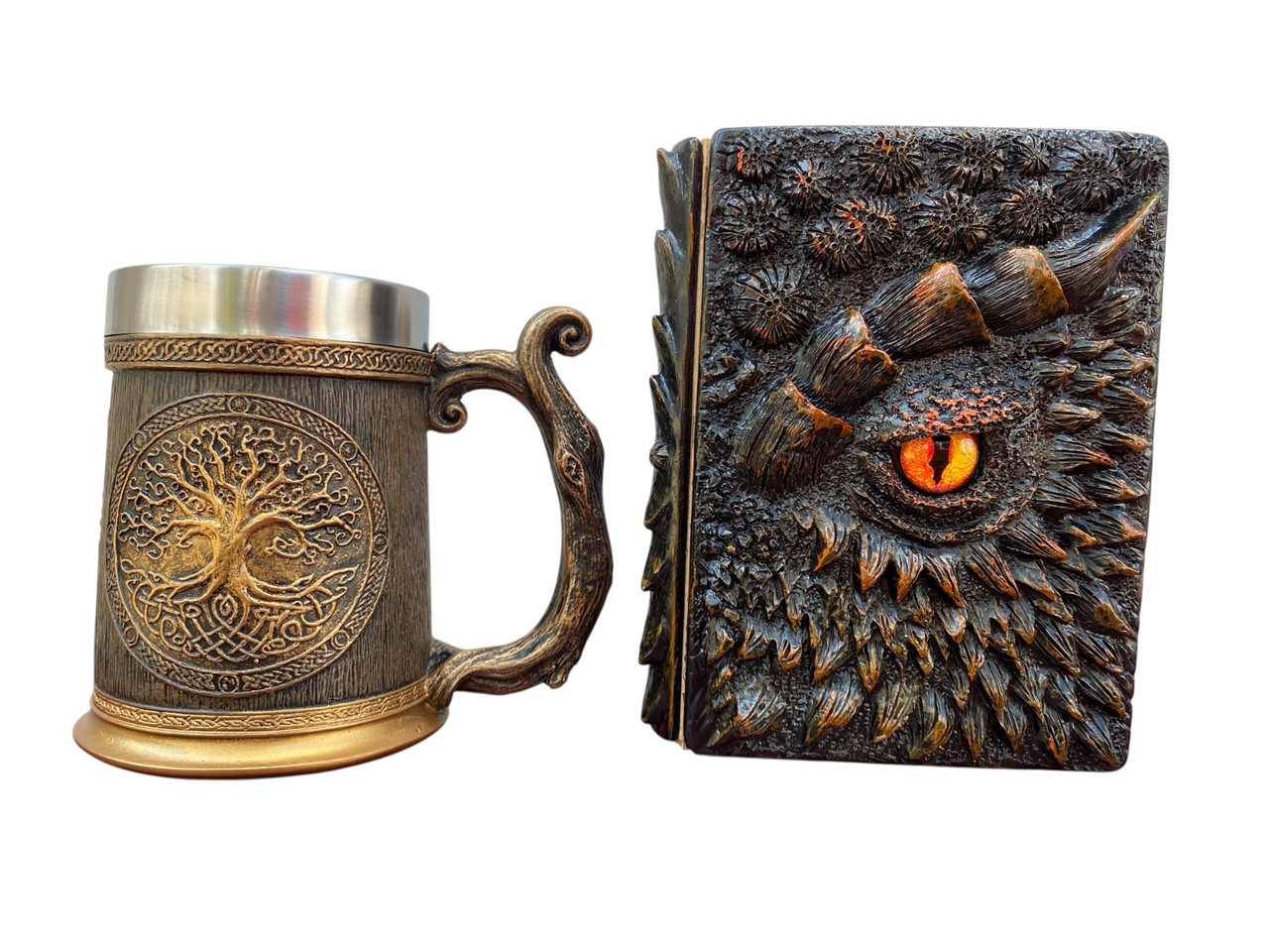 Подарунковий набір Кухоль 3D Друїд Ігграсиль і Блокнот 3D «Жар Серця Дракона», фото 1