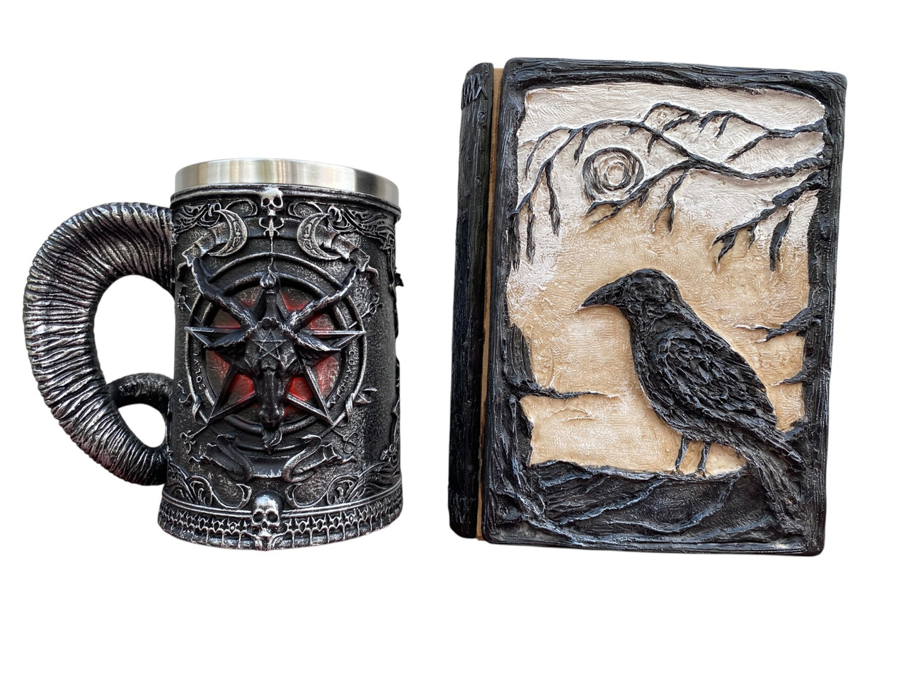 Подарунковий набір Кухоль 3D Стародавні Боги та Блокнот 3D «Тінь Ворона», фото 1