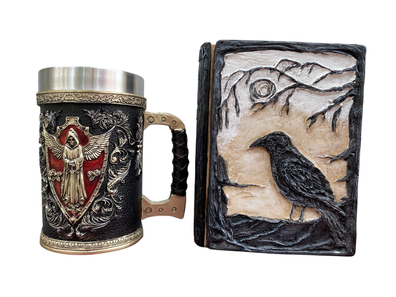 Подарунковий набір Кухоль 3D Архангел і Блокнот 3D «Тінь Ворона», фото 1