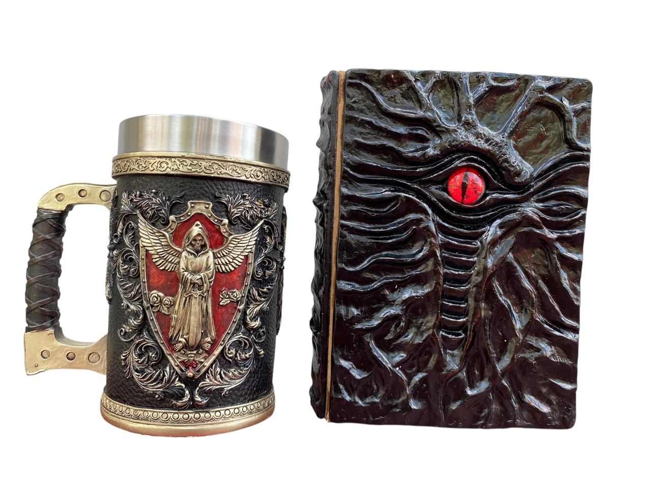 Подарунковий набір Кухоль 3D Архангел і Блокнот 3D «Книга, що дивиться у відповідь», фото 1