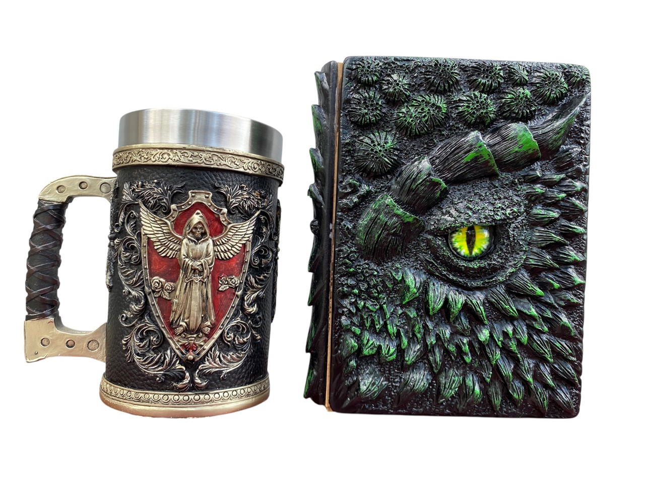 Подарунковий набір Кухоль 3D Архангел і Блокнот 3D «Око Лісового Дракона», фото 1