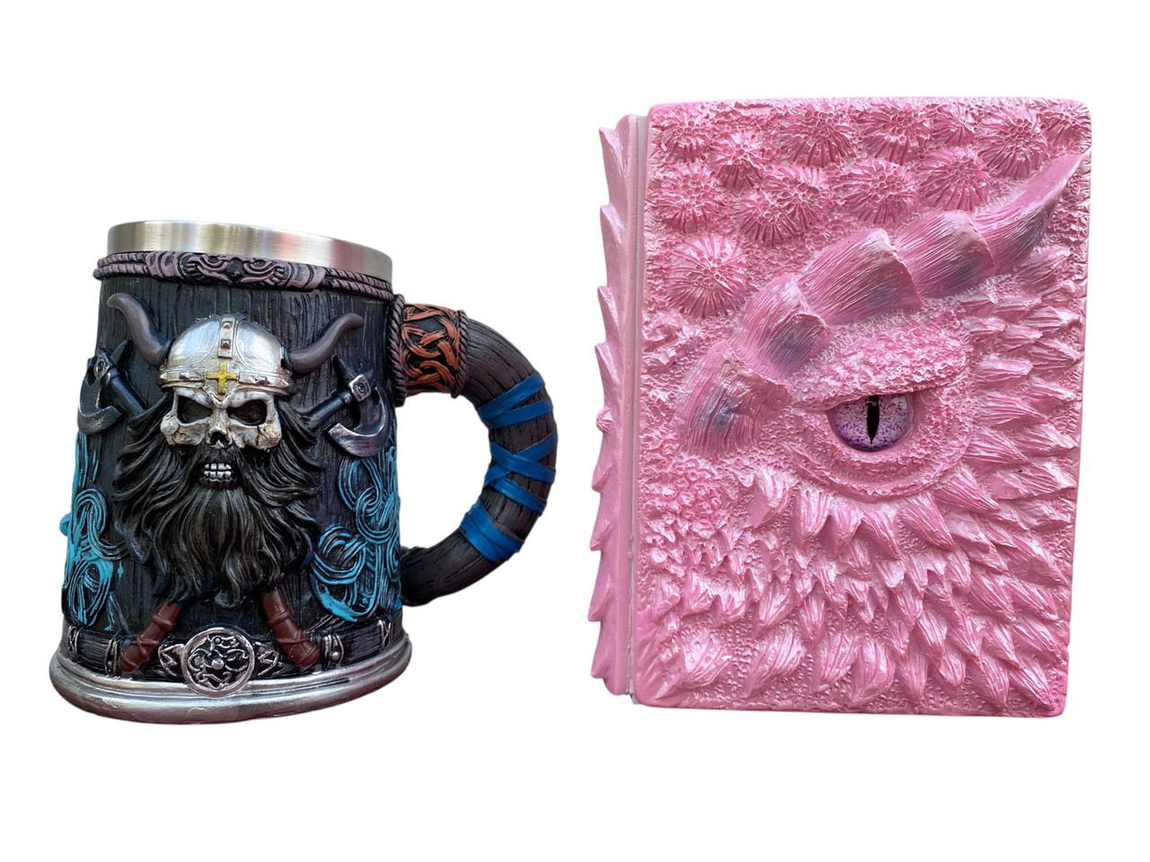 Подарунковий набір Кухоль 3D Скандинавський Воїн і Блокнот 3D «Дракон Єдинорога», фото 1