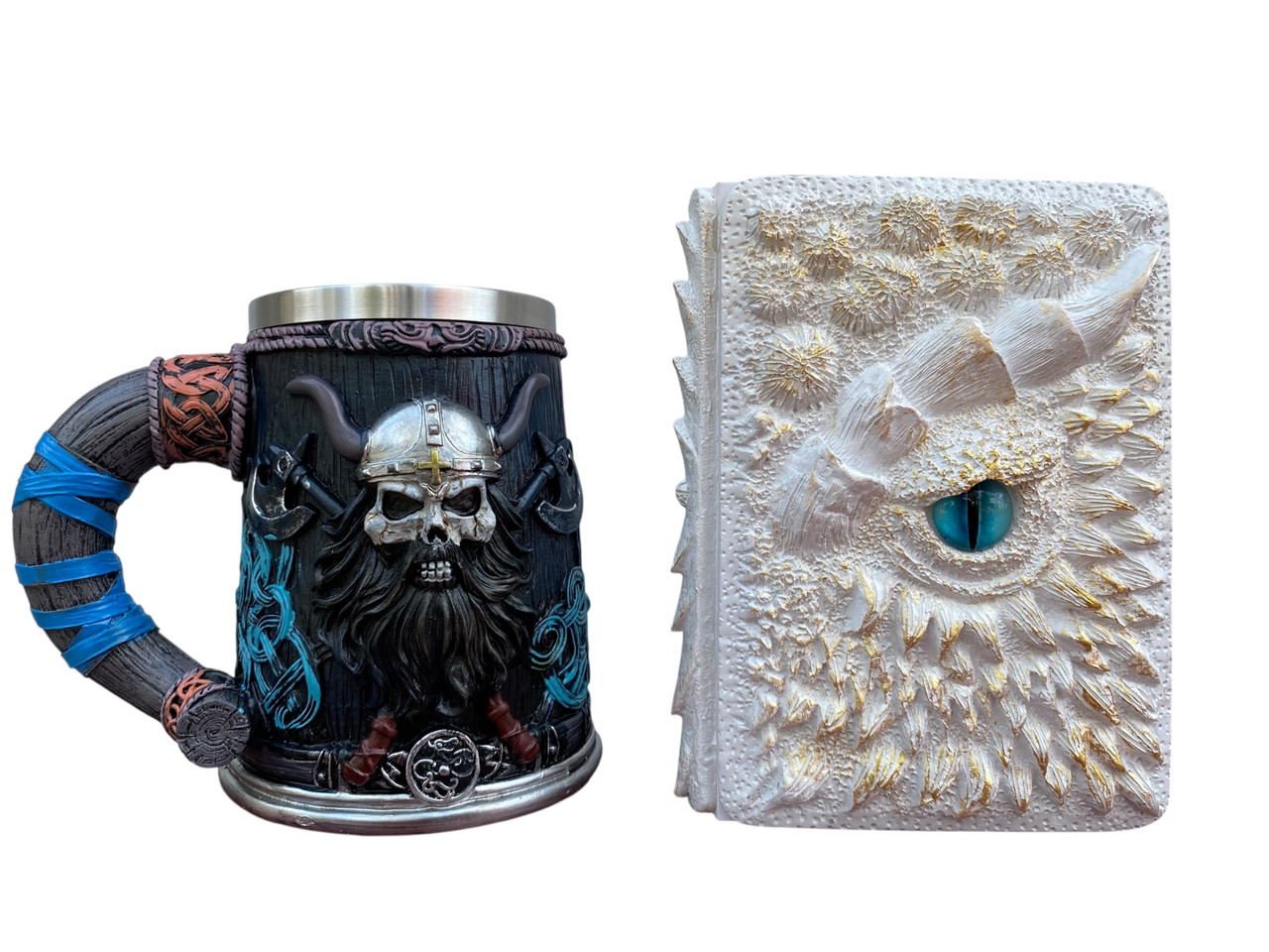 Подарунковий набір Кухоль 3D Скандинавський Воїн і Блокнот 3D «Око Крижаного Хранителя», фото 1