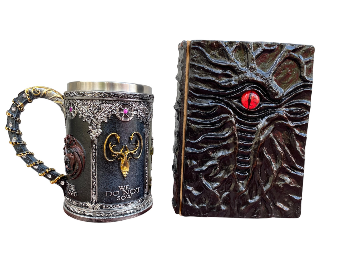 Подарунковий набір Кухоль 3D Сім Королівств і Блокнот 3D «Книга, що дивиться у відповідь», фото 1