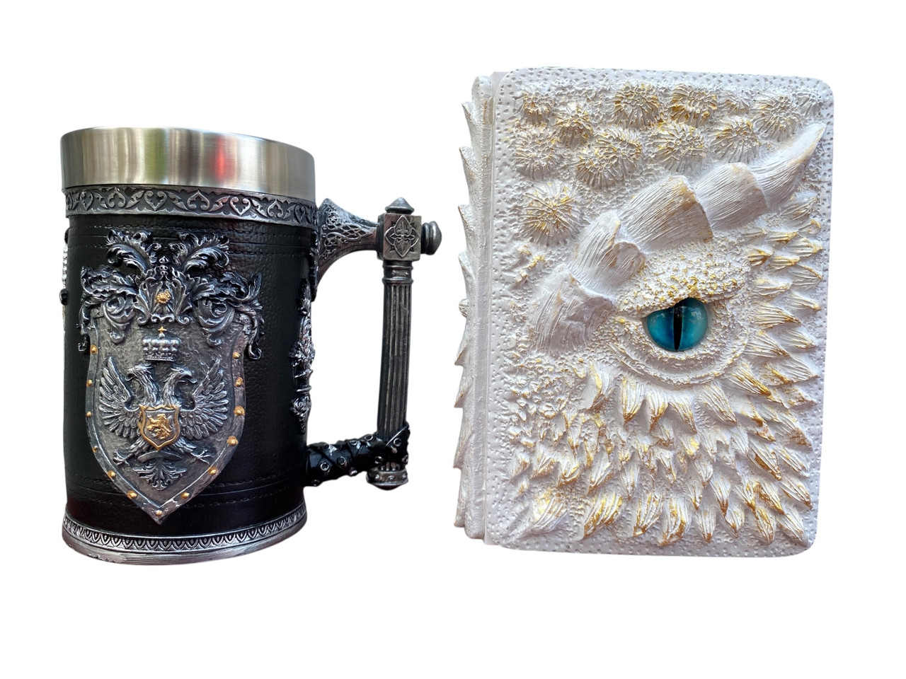 Подарунковий набір Кухоль 3D Щит і Корона та Блокнот 3D «Око Крижаного Хранителя», фото 1