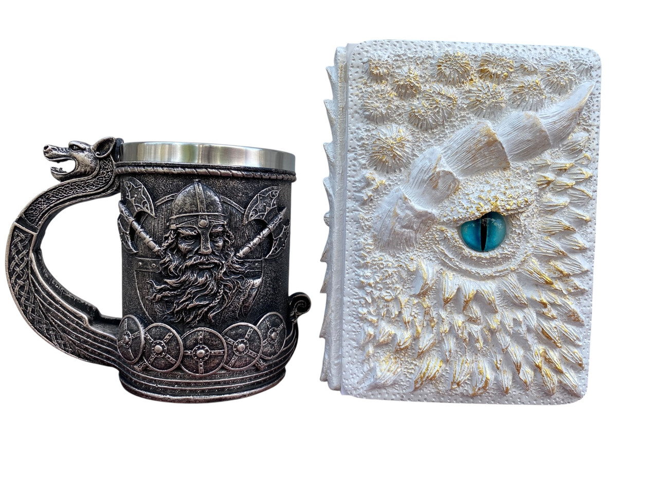 Подарунковий набір Кухоль 3D Корабель Вікінгів і Блокнот 3D «Око Крижаного Хранителя», фото 1