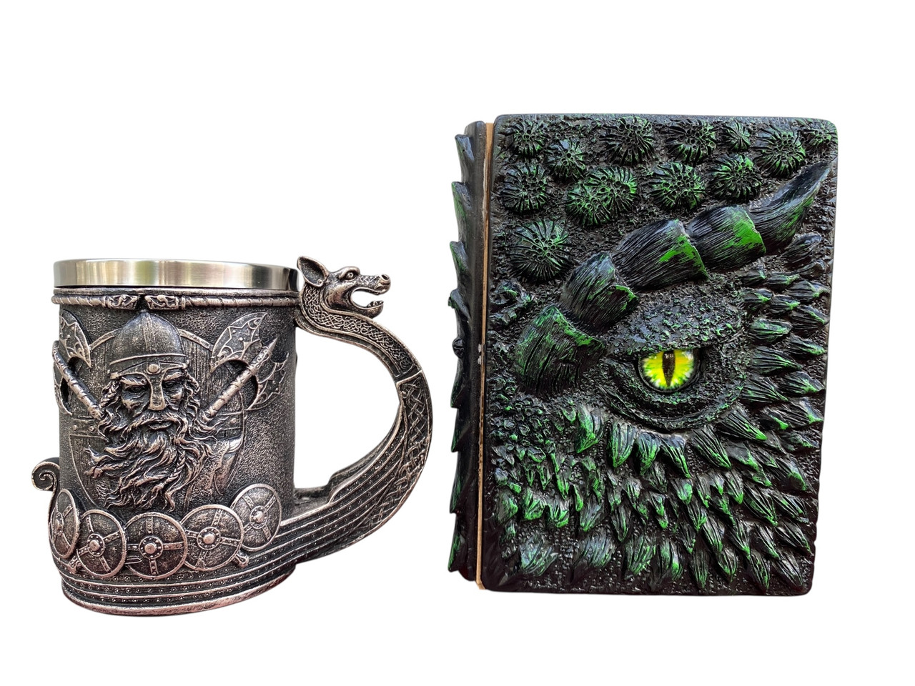 Подарунковий набір Кухоль 3D Корабель Вікінгів і Блокнот 3D «Око Лісового Дракона», фото 1