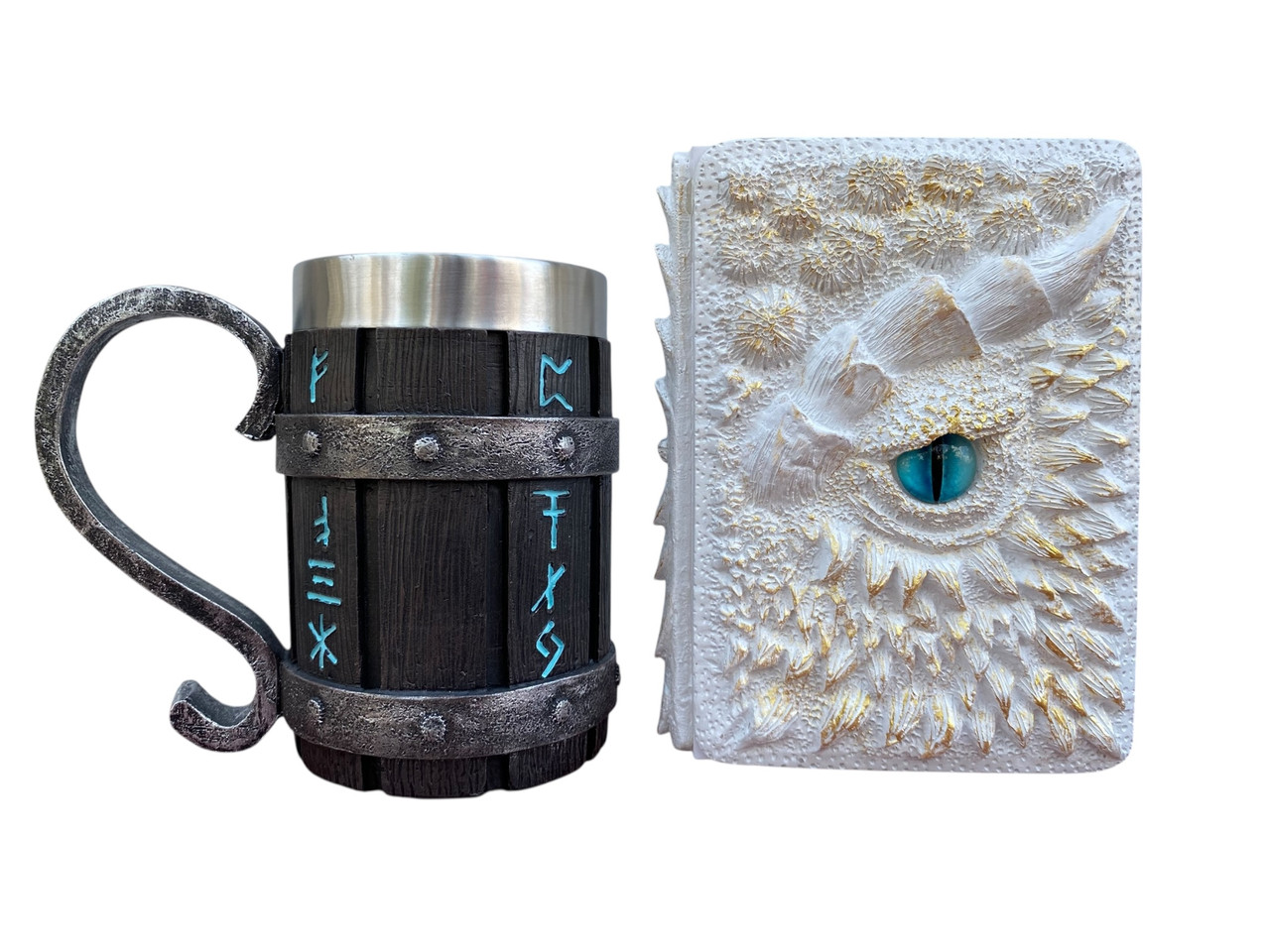 Подарунковий набір Кухоль 3D Скандинавські Руни та Блокнот 3D «Око Крижаного Хранителя», фото 1