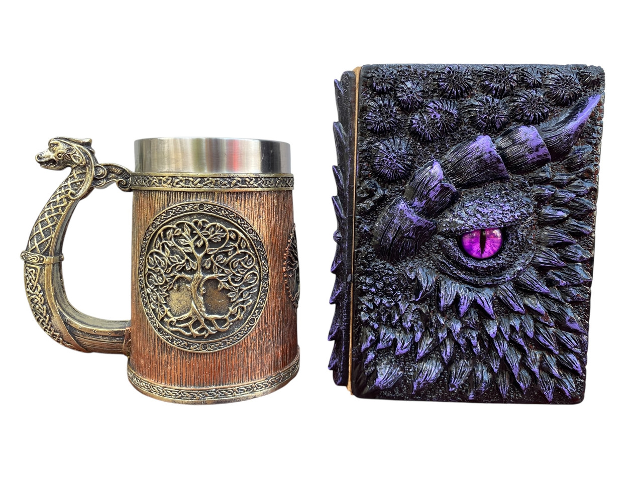 Подарунковий набір Кухоль 3D Вікінг і Дракон і Блокнот 3D «Око Ілюзій», фото 1