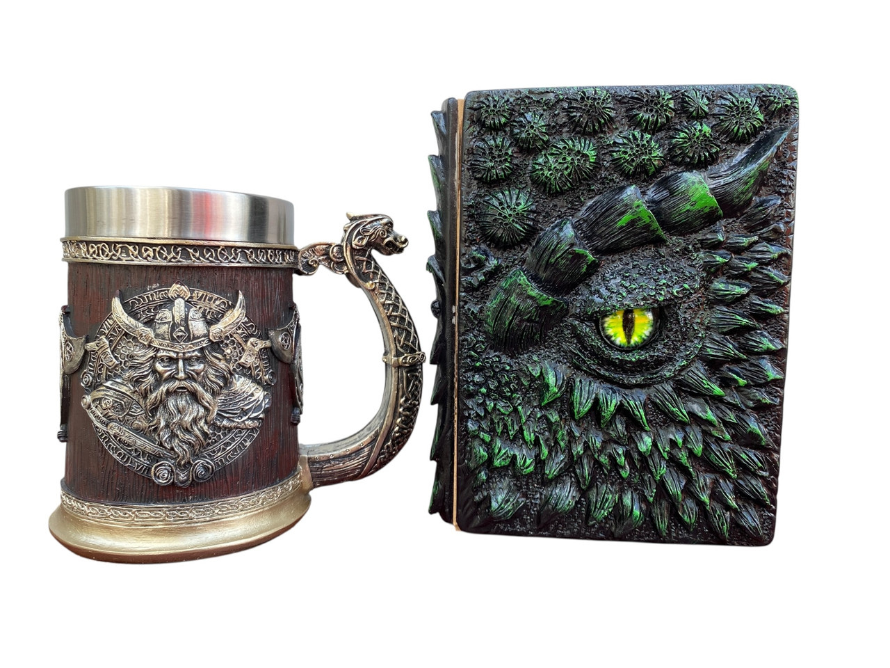 Подарунковий набір Кухоль 3D Берсерк-Віникінг і Блокнот 3D «Око Лісового Дракона», фото 1