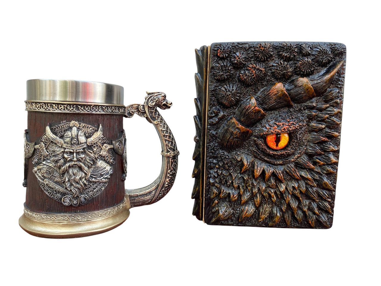 Подарунковий набір Кухоль 3D Берсерк-Віникінг і Блокнот 3D «Жар Серця Дракона», фото 1