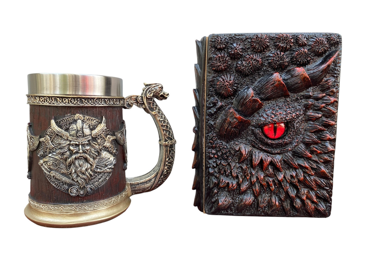 Подарунковий набір Кухоль 3D Берсерк-Вінінг і Блокнот 3D «Око Пламінного Дракона», фото 1