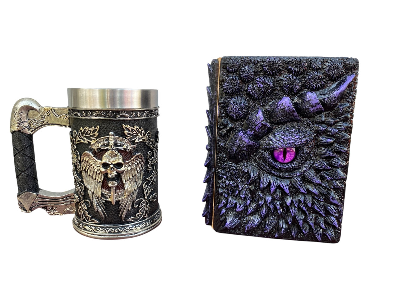 Подарунковий набір Кухоль 3D Меч у Черепі та Блокнот 3D «Око Ілюзій», фото 1