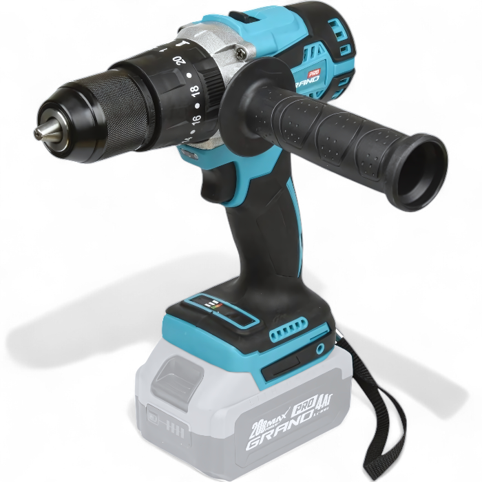 Акумуляторний шуруповерт Grand ДА-20/13 UBL (ТУШКА, 20В, Безщітковий, ЧЕХІЯ), фото 1